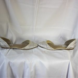 I.N.C. International Concepts women 8 1/5 narrow flat sparkly